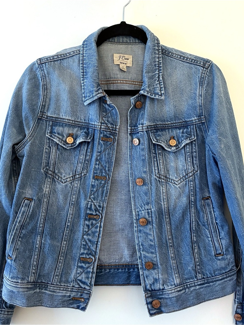 J. Crew Classic Medium Blue Denim Jacket